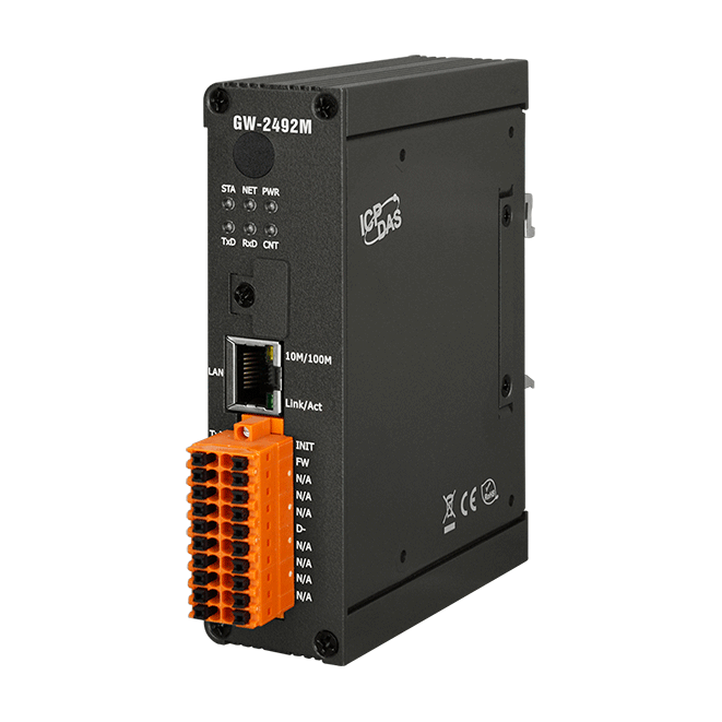 GW-2492M BACnet/IP to Modbus RTU Gateway (with metal case)