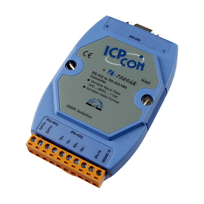 I-7520AR RS-232 to Isolated RS-422/485 Converter