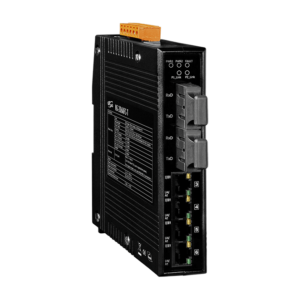 NS-206AFC-T 4-port 10/100 Mbps Ethernet with 2 fiber port Switch (Multi mode, ST connector) with plastic case