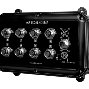 NS-208-M12-IP67 8-port M12 Unmanaged Ethernet Switch with IP67