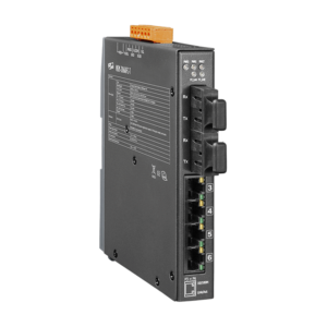 NSM-206AFC-T 4-port 10/100 Mbps Ethernet with 2 fiber port Switch (Multi mode, SC connector) with metal case
