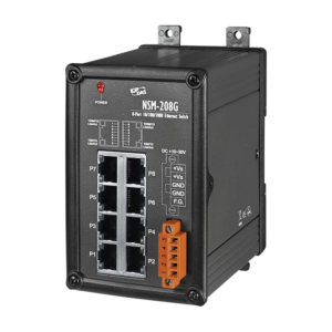 NSM-208G Unmanaged 8-port Industrial 10/100/1000 Base-T Ethernet Switch with metal case