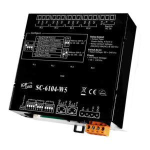 SC-6104-W5 1-channel AC Digital Input & 4-channel Relay Output Lighting Control Module