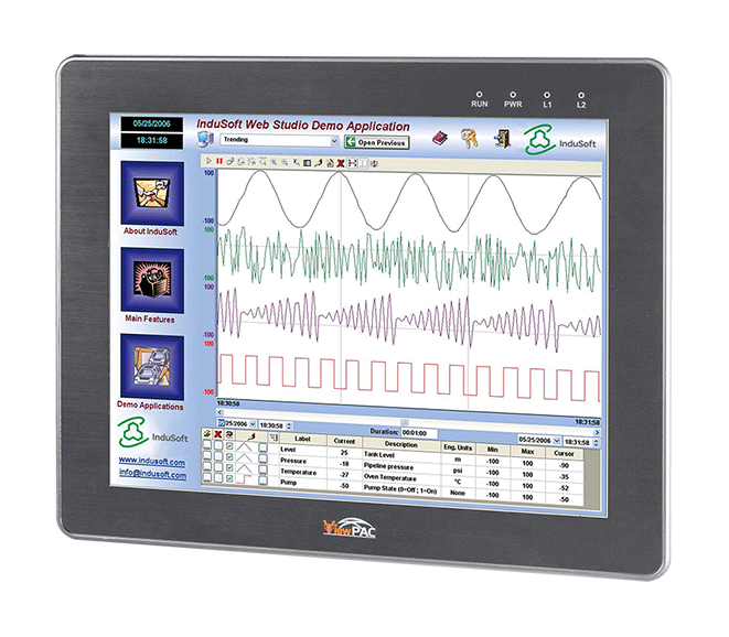 VP-6239-CE7 15" LCD InduSoft (300 tags) Based ViewPAC with 3 I/O slots
