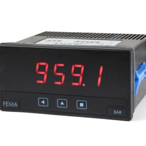 FEMA M40-D-H Panel Meter for Electrical DC Signals in Voltage & Current Powered from 85 to 265 Vac/dc