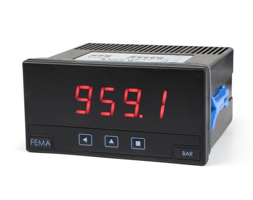 FEMA M40-P-L Panel Meter for Process Signals Powered from 11 to 60 Vdc & 24/48 Vac