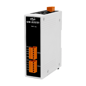 GW-2222i Modbus/TCP to RTU/ASCII Gateway with 2-port Ethernet switch & 2 Isolated RS-232 Port