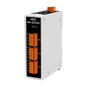 DS-2232i Device Server with 2-port Ethernet Switch & 3 Isolated RS-232 Ports