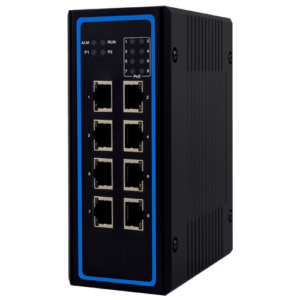 EHG6408-4PoE-24V 8-Port Unmanaged Gigabit Ethernet Switch with 4 PoE ports, 24 VDC PoE booster