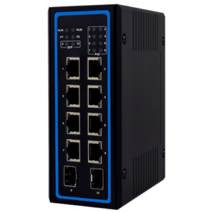 EHG6410-4PoE-2SFP-D-24V 10-Port Unmanaged Gigabit Ethernet Switch with 2 100/1000 SFP, 4 PoE,12~48VDC PoE booster