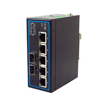 EHG7307-4PoE-2SFP 7-Port Unmanaged Gigabit Ethernet Switch with 4 PoE & 2 SFP