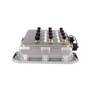 EMG8508-4PoE 8-Port Managed Gigabit EN50155 Switch with M12 connectors, 4 PoE ports, 45~57 VDC power input