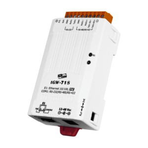 tGW-718 Tiny Modbus/TCP to RTU/ASCII Gateway with PoE & 1 RS-232/422/485 port