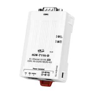 tGW-718i-D Tiny Modbus/TCP to RTU/ASCII Gateway with PoE, power isolation & 1 isolated RS-232/422/485 port
