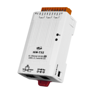tGW-732 Tiny Modbus/TCP to RTU/ASCII Gateway with PoE & 3 RS-232 ports