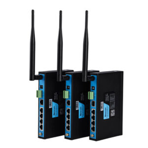 TR341-LQE-W Industrial 4G LTE 5-port Router with WIFI, 1-WAN, 4- LAN, 1 RS-232 & 1 RS-485 ports