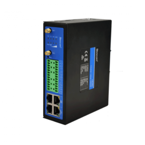 TG452-LQE-1W Industrial 4G IoT Edge Gateway with 2.4G WIFI, 3-LAN, 1-WAN, 1-TF Card Slot, 2- RS-232, 3-RS-485, 2-ADC, 2-DI & 2- DO (Relay)