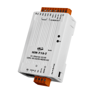 tGW-718-T Tiny Modbus/TCP to RTU/ASCII Gateway with 1 RS-232/422/485 port
