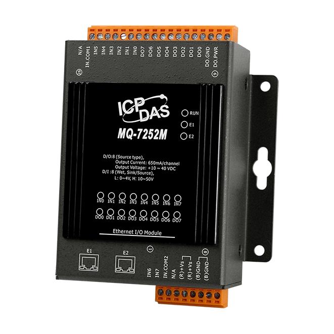 MQ-7252M MQTT I/O Module with 8-ch DI & 8-ch DO