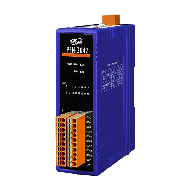 PFN-2042 PROFINET I/O Module (Isolated 16-ch DO)