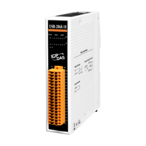 USB-2068-18 USB I/O Module with 10-ch DI & 8-ch Relay Output
