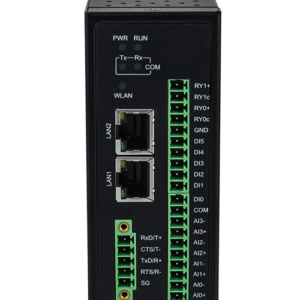 IO5202-TB-16 Industrial Remote IO with 8 DI & 8 DO, 2x 10/100 LAN, 1x Serial Port (Terminal Block)