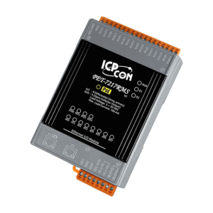 PET-7217RMS Ethernet I/O Module with 2-port Ethernet Switch, 8-ch RMS Input & 4-ch DO (PoE)