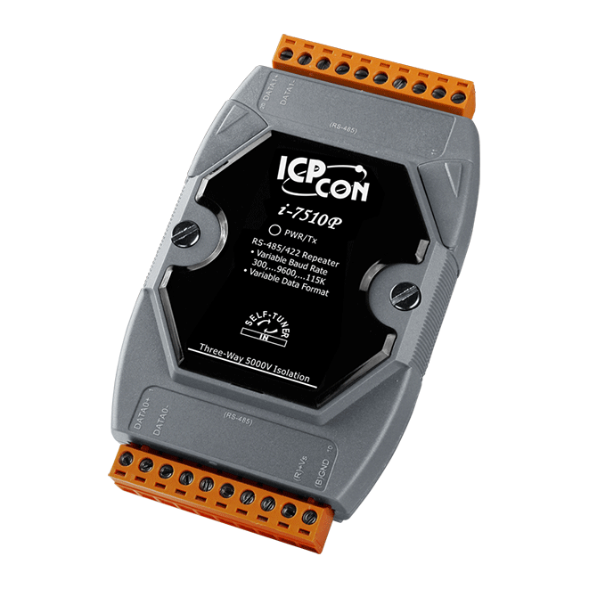 I-7510P-G Three Way 5 kV Isolated RS-485 Repeater