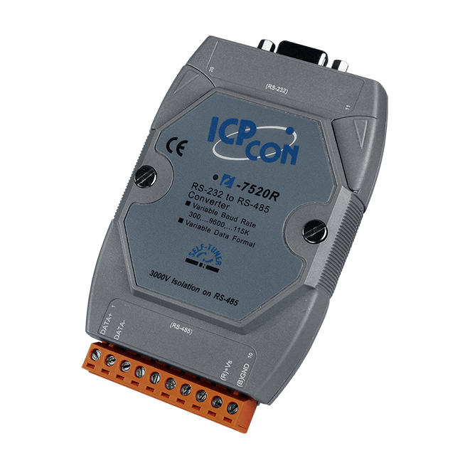 I-7520R RS-232 to Isolated RS-485 Converter
