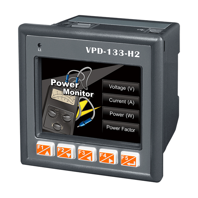 VPD-133-H2 3.5" Touch HMI Device with 2 x RS-232/RS-485, Ethernet (PoE) & Rubber Keypad