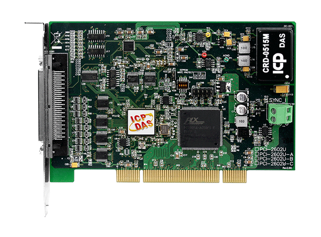 PCI-2602U Universal PCI, 1 MS/s, 16-ch, 16-bit AI Multifunction Board (8 K WORD FIFO)