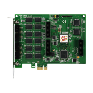 PEX-D64 PCI Express, 64-ch Digital I/O Board with Timer/Counter