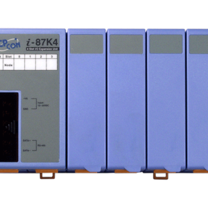 I-87K4-G 4-slot RS-485 I/O Expansion Unit for I-87K Series I/O Modules (DCON Protocol) (Gray Cover)