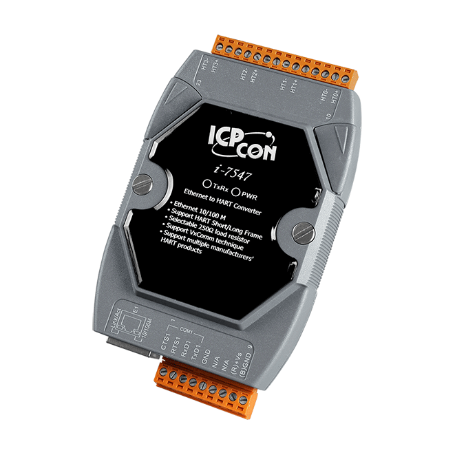 I-7547 Ethernet(TCP/IP) to HART Converter