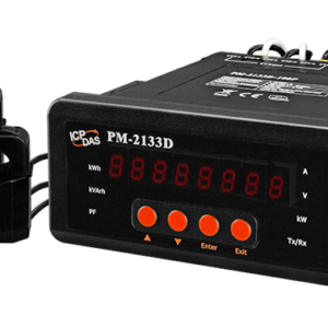 PM-2133D-100P 3-phase Smart Power Meter with includes 60A CT (Inside diameter 10 mm; wire lead 4 m) x 3, LED Display & Modbus RTU interface