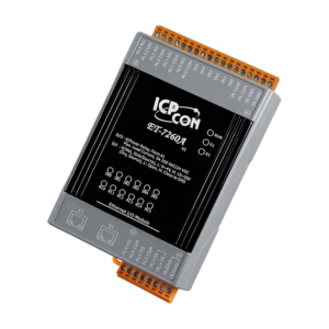 PET-7260A Ethernet I/O Module with 2-port Ethernet Switch, 6-ch Power Relay & 6-ch DI (with dry or wet contact)