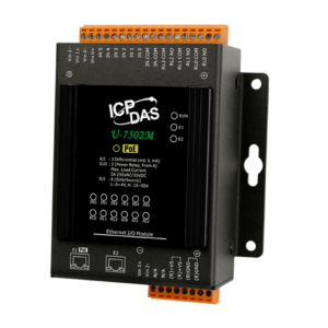 U-7502M OPC UA I/O Module with 3-ch AI, 6-ch DI, 3-ch relay outputs and 2-port Ethernet Switch