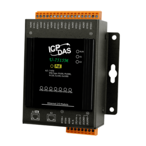 U-7515M OPC UA I/O Module with 7-channels RTD Inputs and 2-port Ethernet Switch