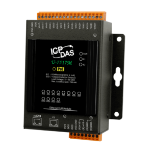 U-7517M OPC UA I/O Module with 8-channels AI, 4-channels DO and 2-port Ethernet Switch