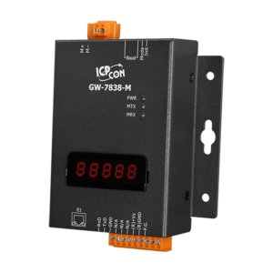 GW-7838-M Modbus TCP Server to M-Bus Master Gateway