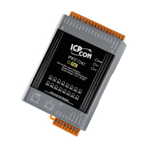 PET-7242 PoE Ethernet I/O Module with 2-port Ethernet Switch and 16-ch DO