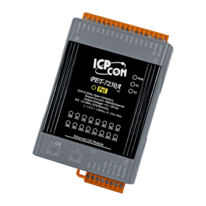 PET-7250A PoE Ethernet I/O Module with 2-port Ethernet Switch, 12-ch DI and 6-ch DO