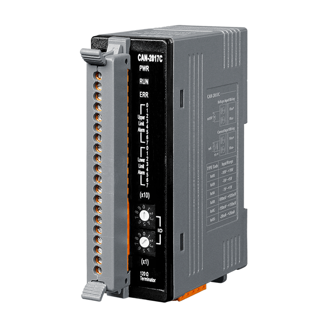 CAN-2017C CANopen I/O Module with 8-channel Analog Input