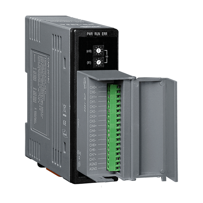CAN-2018C/S CANopen I/O Module with 8-channel Thermocouple Input