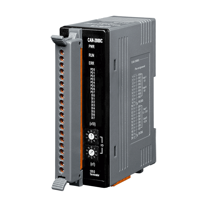 CAN-2088C CANopen I/O Module with 8-channel PWM Output & 8-channel High Speed Counter Input