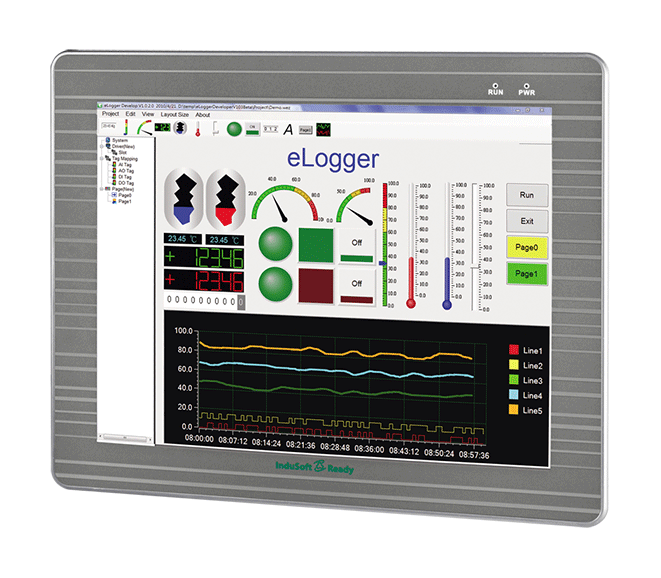 IWS-6201-CE7 15" LCD InduSoft (300 tags) Based ViewPAC without I/O slot