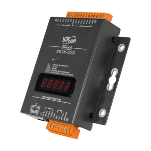 PDSM-721D Programmable (1x RS-232 and 1x RS-485) Serial-to-Ethernet Device Server with 6x DI, 7x DO and LED Display (Metal Case)