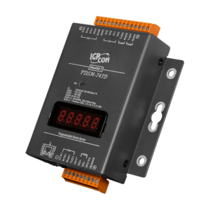 PDSM-743D Programmable (3x RS-232 and 1x RS-485) Serial-to-Ethernet Device Server with 4x DI, 4x DO and LED Display (Metal Case)
