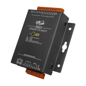 PPDSM-721-MTCP Programmable (1x RS-232 and 1x RS-485) Serial-to-Ethernet Device Server with 6x DI, 7x DO, PoE and Modbus Gateway (Metal Case)
