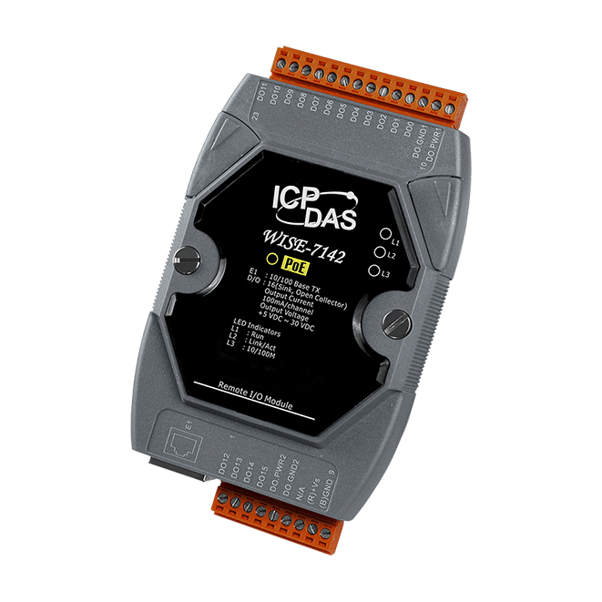 WISE-7142 Intelligent I/O Module with 16-ch DO